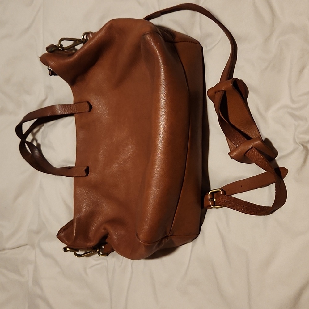 Madewell Zip Top Transport tote